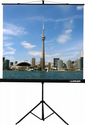 Экран на штативе Lumien Eco View 203x203см (раб.область 195х195 см) Matte White с возможностью настенного крепления 1:1 Экран на штативе Lumien Eco View 203x203см (раб.область 195х195 см) Matte White с возможностью настенного крепления 1:1